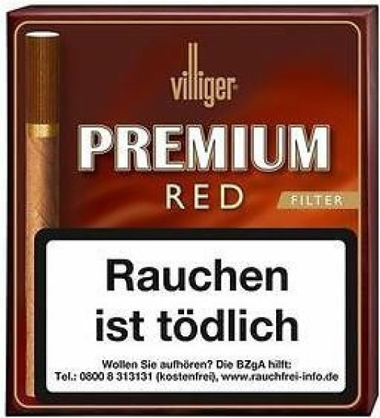 Villiger Premium Red Filter (Vanilla) Zigarillos